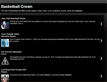 Tablet Screenshot of basketballcrown.blogspot.com