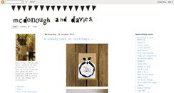 Desktop Screenshot of mcdonoughanddavies.blogspot.com