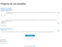 Tablet Screenshot of filogeniadeunapesadilla.blogspot.com