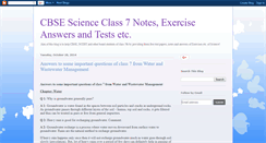 Desktop Screenshot of class7science.blogspot.com