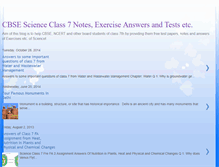 Tablet Screenshot of class7science.blogspot.com