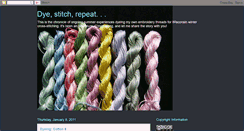 Desktop Screenshot of dyestitchrepeat.blogspot.com