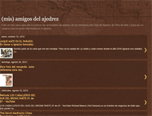 Tablet Screenshot of amigosdelajedrez.blogspot.com
