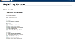 Desktop Screenshot of mapleztoryupdate.blogspot.com