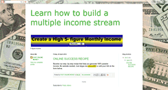 Desktop Screenshot of multiplefastincome.blogspot.com