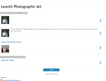 Tablet Screenshot of leavittphotographicart.blogspot.com