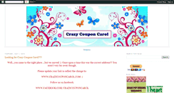 Desktop Screenshot of crazycouponcarol.blogspot.com