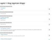 Tablet Screenshot of egoitzblog.blogspot.com