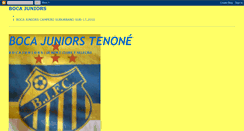 Desktop Screenshot of bocajuniorstenone.blogspot.com