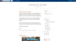 Desktop Screenshot of absolute-hero.blogspot.com