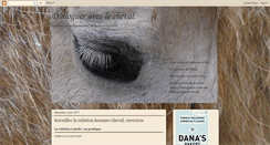 Desktop Screenshot of dialogueraveclecheval.blogspot.com
