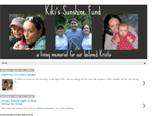 Tablet Screenshot of kikisunshinefund.blogspot.com