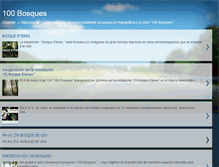 Tablet Screenshot of 100bosques.blogspot.com