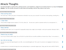 Tablet Screenshot of miraclethoughts.blogspot.com