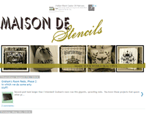 Tablet Screenshot of maisondestencils.blogspot.com