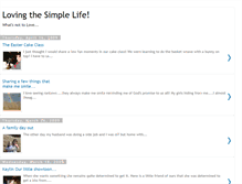 Tablet Screenshot of lovingthesimplelife.blogspot.com
