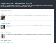 Tablet Screenshot of homelessenglishteacher.blogspot.com