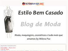 Tablet Screenshot of estilobemcasado.blogspot.com