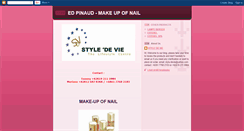 Desktop Screenshot of edpinaudcosmeticnail.blogspot.com