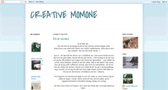 Desktop Screenshot of creative-momone.blogspot.com