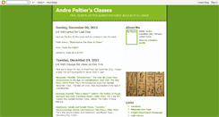 Desktop Screenshot of andrepeltiersclasses.blogspot.com