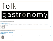 Tablet Screenshot of folkgastronomy.blogspot.com