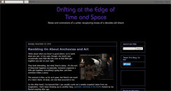 Desktop Screenshot of driftingattheedge.blogspot.com