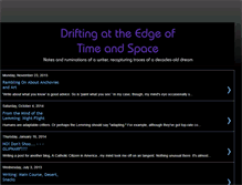 Tablet Screenshot of driftingattheedge.blogspot.com