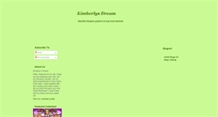 Desktop Screenshot of kimberlysdream.blogspot.com