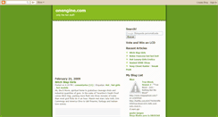 Desktop Screenshot of onengine.blogspot.com