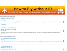 Tablet Screenshot of flywithoutid.blogspot.com
