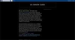 Desktop Screenshot of green-card-us.blogspot.com