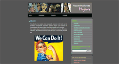 Desktop Screenshot of mujeres-inicio.blogspot.com