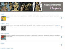 Tablet Screenshot of mujeres-inicio.blogspot.com