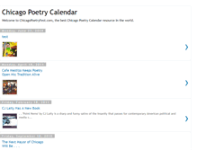 Tablet Screenshot of chicagopoetryfest.blogspot.com