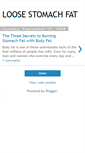 Mobile Screenshot of loose-stomach-fat.blogspot.com