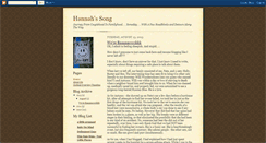 Desktop Screenshot of hannahssong.blogspot.com