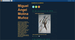 Desktop Screenshot of miguelangelmolinamunoz.blogspot.com