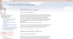 Desktop Screenshot of derecho-nicaragua.blogspot.com