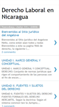 Mobile Screenshot of derecho-nicaragua.blogspot.com