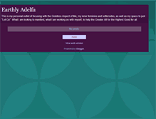 Tablet Screenshot of earthlyadelfa.blogspot.com