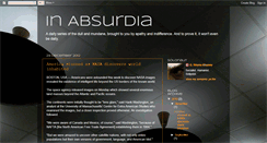 Desktop Screenshot of in-absurdia.blogspot.com