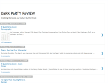 Tablet Screenshot of darkpartyreview.blogspot.com