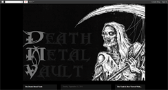Desktop Screenshot of deathmetalvault.blogspot.com