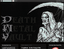 Tablet Screenshot of deathmetalvault.blogspot.com