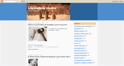 Desktop Screenshot of legislazionesociale.blogspot.com