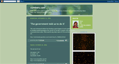 Desktop Screenshot of cumbers.blogspot.com