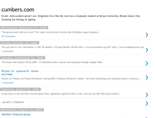Tablet Screenshot of cumbers.blogspot.com