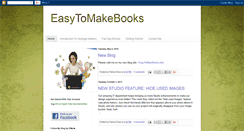 Desktop Screenshot of easytomakebooks.blogspot.com