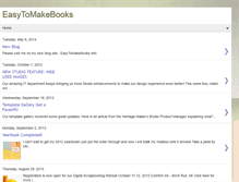 Tablet Screenshot of easytomakebooks.blogspot.com